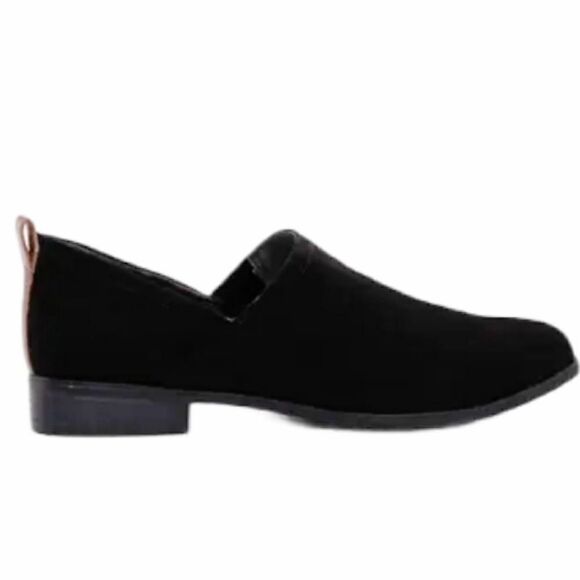 Dr. SCHOLL'S Faux Suede Black  Slip On Loafers 7M - Picture 2 of 11